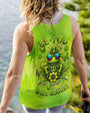 Be You The World Will Adjust Pineapple Frog Neon Green Peace Symbol AOP Shirts _11_ 4trDC