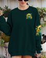 Be You The World Will Adjust Royal Frog Moon and Sunflowers AOP Shirts _2_ q1kTN