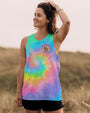Be You The World Will Adjust Sloth Design Tie Dye for Women AOP Shirts _13_ 9glLY