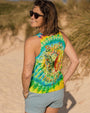 Be You The World Will Adjust Tie Dye Butterfly with Flowers AOP Shirts _12_ dmuTX