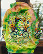 Be You The World Will Adjust Tie Dye Frog Riding Bike AOP Shirts _8_ MRkP4
