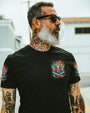 Be You The World Will Adjust Trippy Frog Hippie Peace Signs AOP Shirts _13_ n2kpD