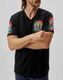 Be You The World Will Adjust Trippy Frog Hippie Peace Signs AOP Shirts _15_ 50CRT