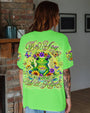 Be You the World Will Adjust Green Frog Cute Peace AOP Shirts _10_ opiGD