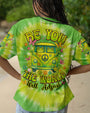 Be You the World Will Adjust Hippie Frog Tie Dye Peace Van Tee for Women AOP Shirts _1_ 1qQd8