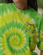 Be You the World Will Adjust Hippie Frog Tie Dye Peace Van Tee for Women AOP Shirts _3_ z2vri