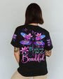 Be Your Own Kind of Beautiful Colorful Dragonfly Graphic AOP Shirts _1_ K1PBv