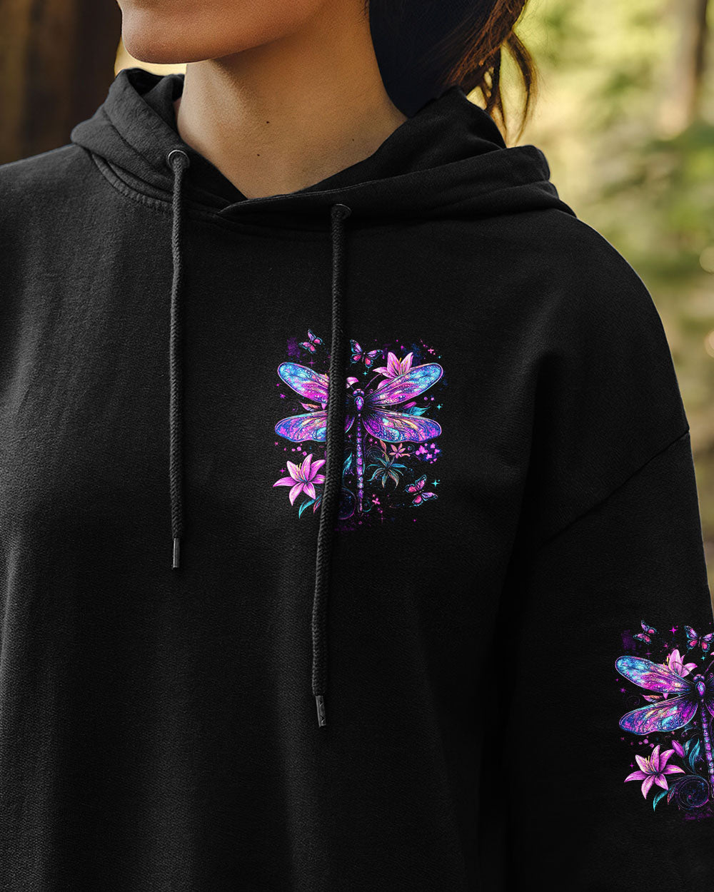 Be Your Own Kind of Beautiful Colorful Dragonfly Graphic AOP Shirts _4_ uyAwZ