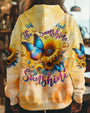 Be the Sunshine Sunflower and Butterfly Tie Dye AOP Shirts _13_ IQfup