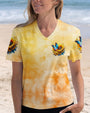 Be the Sunshine Sunflower and Butterfly Tie Dye AOP Shirts _2_ vedcd