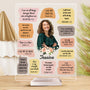 Christian Bible Verse Affirmations Personalized Acrylic Photo Plaque 1