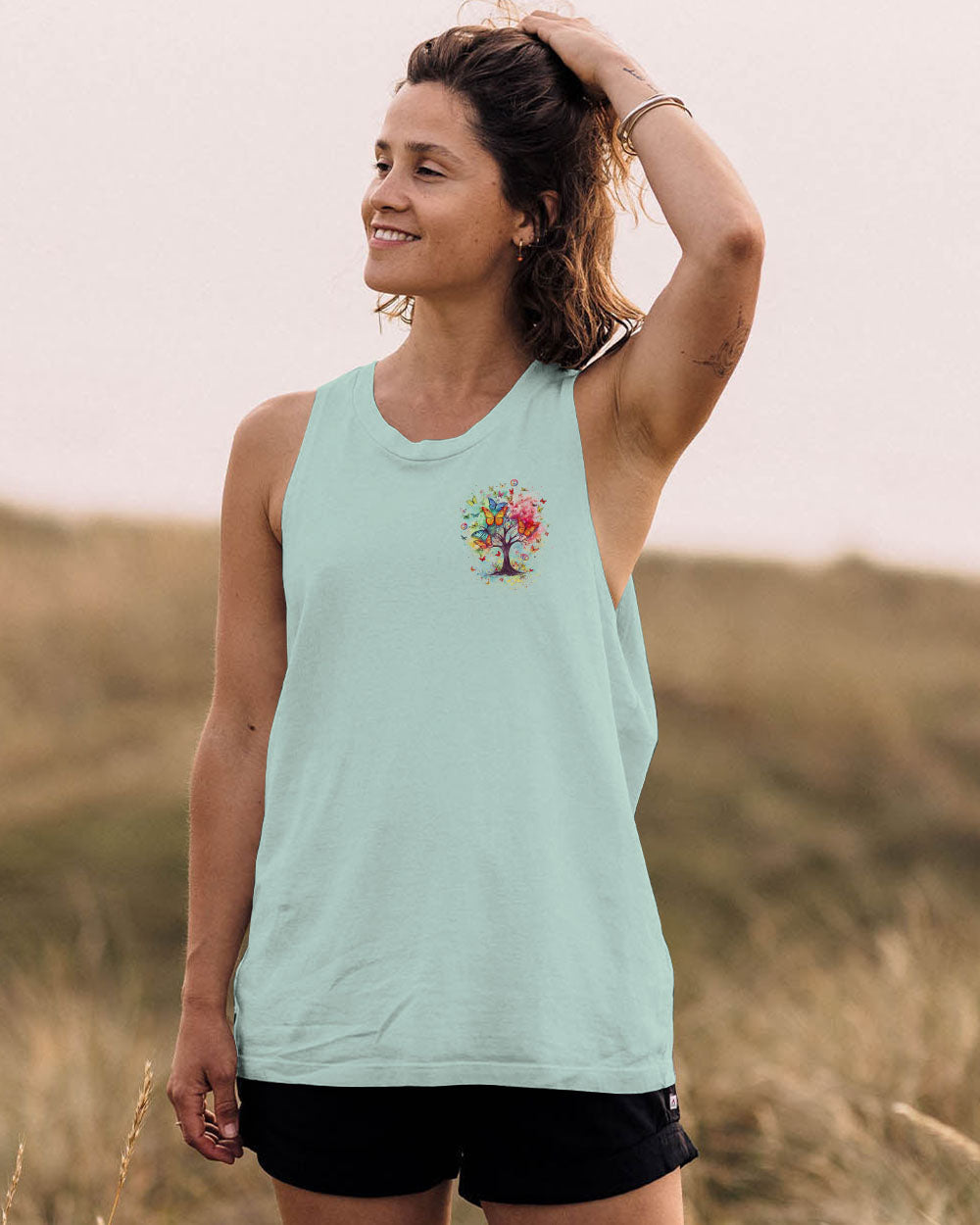 Colorful Inspirational Butterfly Tree of Life _6_ 5I30k