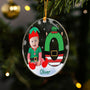 Custom Face Baby Elf Alphabet  Personalized Acrylic Photo Ornament_3