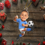 CustomPhotoKidPlayingFootball PersonalizedAcrylicPhotoOrnament TK858 CLA1530 MkWebs5