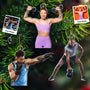 CustomPhotoWorkoutGiftsGymFitness PersonalizedAcrylicPhotoOrnament TK830 CLA1487 MkDEF
