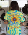Desert Highway Cool Wind in My Hair Sunflower Peace Signs Tie Dye AOP Shirts _10_ 7GNdT