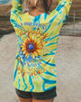 Desert Highway Cool Wind in My Hair Sunflower Peace Signs Tie Dye AOP Shirts _3_ HB8Nl