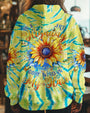 Desert Highway Cool Wind in My Hair Sunflower Peace Signs Tie Dye AOP Shirts _8_ fLZLC