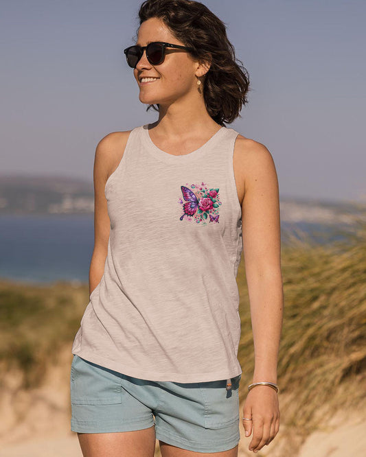 Don_E2_80_99t Be Afraid to Transform Butterfly with Rose Design AOP Shirts _10_ wlZE8