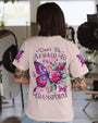 Don_E2_80_99t Be Afraid to Transform Butterfly with Rose Design AOP Shirts _1_ WdQ36