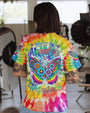 Don_E2_80_99t Be Afraid to Transform Colorful Butterfly Hippie Tie Dye Graphic for Women AOP Shirts _13_ q0VZ3