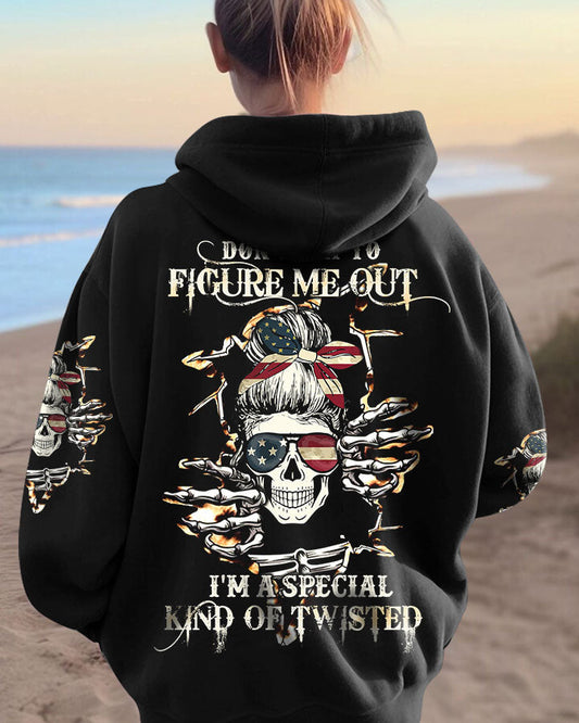 Don_E2_80_99t Try to Figure Me Out _E2_80_93 I_E2_80_99m a Special Kind of Twisted Patriotic Skull Biker Style AOP Shirts _1_ zQHEL