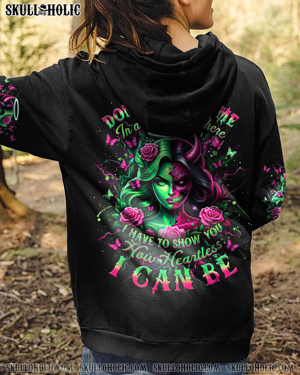 Dont Ever Put Me I Can Be Half Angel Half Devil Skull Gothic Graphic AOP Shirts _7_ L4tV3