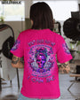 Dont Ever Put Me I Can Be Pink Skull and Rose Gothic Attitude Graphic AOP Shirts _7_ jG3Y8