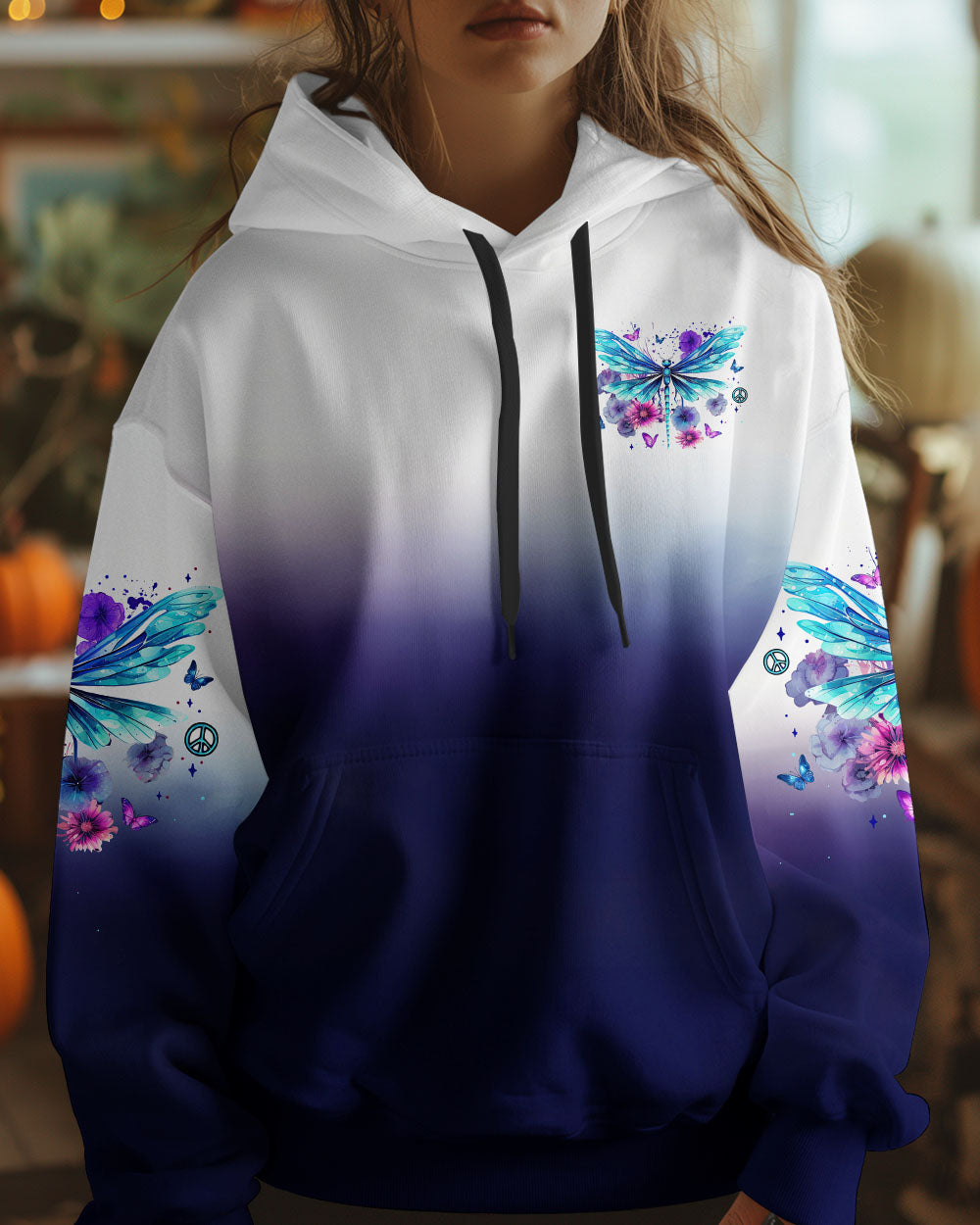 Dream As If You Live Forever Live As If Youll Die Today Dragonfly Peace Flowers AOP Shirts _7_ WjEeI