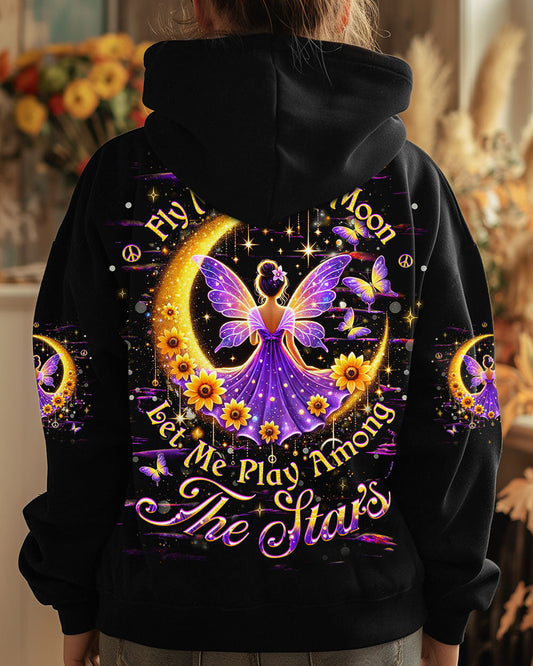 Eat Mushrooms See the Universe Psychedelic Mushroom Moon AOP Shirts _1_ FjkKR