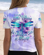 Every Little Thing Is Gonna Be Alright Peacefu Purple Dragonfly Inspirational Graphic AOP Shirts _5_ ZFpnU