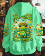 Everything Happens for a Reason Just Believe Green Frog Peace Sign Hippie AOP Shirts _11_ btSou
