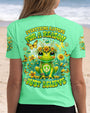 Everything Happens for a Reason Just Believe Green Frog Peace Sign Hippie AOP Shirts _3_ sJYcT