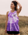 Everything Happens for a Reason Just Believe Purple Tie Dye Dragonfly AOP Shirts _10_ 0O5Yk