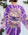 Everything Happens for a Reason Just Believe Purple Tie Dye Dragonfly AOP Shirts _7_ j8GHj