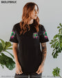 Figure Me Out Im a Special Kind of Twisted Skull Girl Dark Floral Gothic AOP Shirts _2_ sh1wL