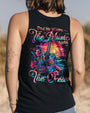 Find Me Where the Music Meets the Ocean Guitar Beach Floral Graphic AOP Shirts _11_ H0Wle