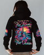 Find Me Where the Music Meets the Ocean Guitar Beach Floral Graphic AOP Shirts _12_ 5tR2I