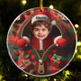 First Christmas Baby Girl Boy Newborn Personalized Acrylic Photo Ornament_4