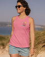 Float Drink Tan Repeat Funny Flamingo Pink Summer Vibes Design for Women AOP Shirts _12_ bxAkn