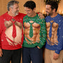 FunnyHairyBellyAbsBodyChristmas PersonalizedUnisexUglySweater MI413 CLA3980 DEFAULT
