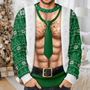 FunnyHairyMuscleBodyChristmasGiftForHusband PersonalizedUnisexUglySweater NV1631 CLA3694 MK3