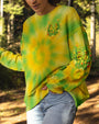 Good Times Crazy Friends Amazing Memories Yellow and Green Tie Dye for Women AOP Shirts _9_ 0IZtX