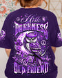 Hello Darkness My Old Friend Purple Owl Moon Rose Graphic Tee for Women AOP Shirts _3_ sDvOQ