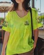 Hello Darkness My Old Friend Tie Dye Frog Sunflower Hippie Style AOP Shirts _11_ 7aUTm
