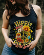Hippie Heart Old Soul Wild Spirit Sunflower Peace Sign AOP Shirts _5_ kP4q3