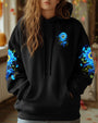 Hippie Soul Blue Sunflower and Peace Signs Graphic AOP Shirts _2_ EWvJS
