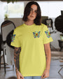 Hippie Soul Butterfly Sunflower Retro Boho Tie Dye Graphic AOP Shirts _2_ 9yZee