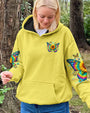 Hippie Soul Butterfly Sunflower Retro Boho Tie Dye Graphic AOP Shirts _6_ ppNX0