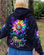 Hippie Soul Sunflower Colorful Butterflies Peace Flower Graphic AOP Shirts _8_ RBJO5